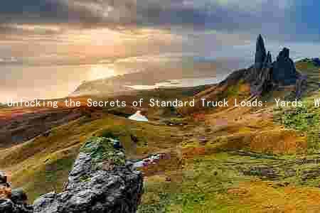 Unlocking the Secrets of Standard Truck Loads: Yards, Weight, Cubic Feet, Volume, and Tons