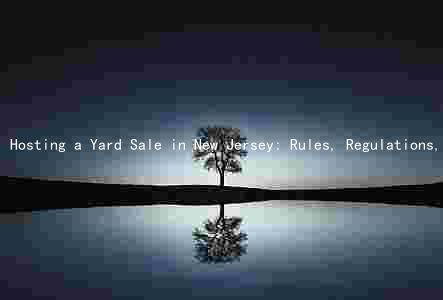 Hosting a Yard Sale in New Jersey: Rules, Regulations, Taxes, Restrictions, and Marketing Tips