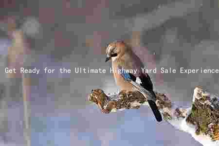 Get Ready for the Ultimate Highway Yard Sale Experience in 2023: Expected Dates, Locations, Items, Prices, and Crowds