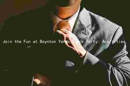 Join the Fun at Boynton Yards Block Party: Activities, Entertainment, and Featured Performers