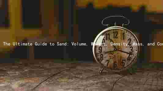 The Ultimate Guide to Sand: Volume, Weight, Density, Mass, and Conversion Factors